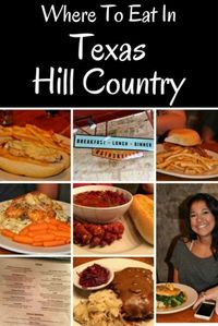 Where to Eat in Texas Hill Country