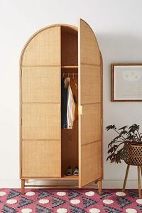 IMAGE via Anthropologie, feat. ‘Wallace Cane and Oak Armoire‘