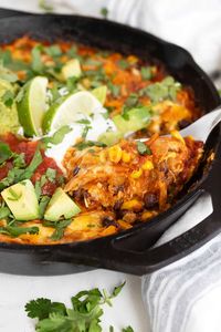 Chicken Enchilada Skillet