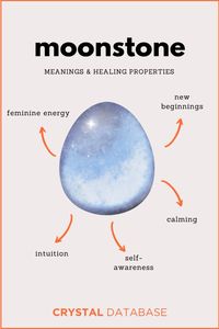 The most powerful moonstone meanings are feminine energy, new beginnings, self awareness, calmness, intuition and safe travel.