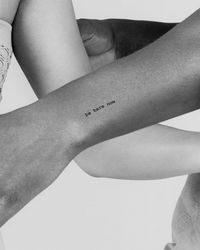 PRICES MAY VARY. Strength in Simplicity: Be in the moment, live fully and speak your truth with the ‘Be Here Now’ temporary tattoo. A reminder of your inner strength for those hard moments, stay grounded and express yourself without the commitment. Temporary Tattoo Evolution: Authentic and ultra-realistic, Inkbox tattoos are made with For Now ink - skin deep but not too deep. A semi-permanent technology that redefines the temporary tattoos you knew as a kid. Unlike most fake tattoos, Inkbox work