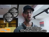 (312) Rigid Industries 360 Series Round Off-Road LED Light - YouTube