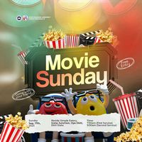 Church movie or film Sunday Flyer Design