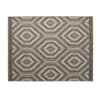 Bayou Breeze Langer Flatweave Off White/Beige/Brown Indoor/Outdoor Use Rug | Wayfair