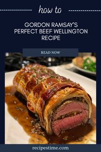 Get ready to impress your friends and family with Gordon Ramsay's incredible Beef Wellington recipe! This classic dish features a mouthwatering tenderloin wrapped in luscious layers of mushroom duxelles and crispy puff pastry. Whether you're crafting a fancy dinner or hosting a festive gathering, this beef Wellington is sure to steal the show. Follow along for easy step-by-step instructions and tips to make it a repeat favorite in your kitchen