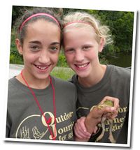 Outdoor Journey for Girls is an awesome camp to get girls outside - register now for this summer! #outdoor #journey