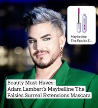 Get voluminous and long-lasting lashes this holiday season with this Adam Lambert-approved Maybelline mascara. This mascara is ideal for creating the dramatic lash look Lambert is known for, delivering intense volume with every swipe.

Photo: Samir Hussein / Getty Images