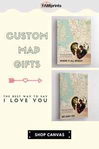 This custom map print is the perfect gift for him, husband, boyfriend for valentine's day, anniversary, holiday, birthday or any occasion that deserves such a thoughtful gift! #gifts #boyfriend #husband #sentimental #anniversarygifts #giftideas #giftsforhim ##christmas #xmasgifts #christmaspresent #valentinesday #giftsforboyfriend #valentines #romantic #valentinesdaygiftsforhim #unique #valentinesdaygiftsforhim