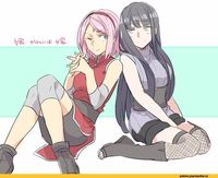 Sakura and Hinata