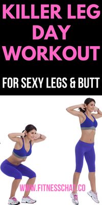 ultimate workout plan for a sexy leg day workout at home. This is also great as a killer leg workout routine for beginners at the gym. I Will add this to my ab workout and arm workout routine for a full body workout