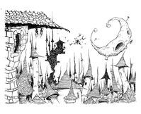 Skottie Young's Illustrations and Sketches for  'Fortunately, the Milk' by Neil Gaiman.