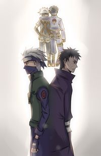 Hatake Kakashi and Uchiha Obito (sorrow)