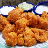 These easy vegan Buffalo Cauliflower Bites are a great snack to end your day.