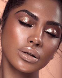 Wet. Glossy. Glam. Makeup Look