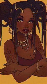 Pin by ELLAH WILLIAMS on Idea Pins by you in 2022 | Black girl art, Girls cartoon art, Black art pictures