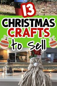 Do you want to make Christmas crafts to sell? I have 13 easy and adjustable holiday crafts that you can start making today! These easy Christmas crafts are sure to get you in the holiday spirit during this festive season. DIY Christmas decorations make great Christmas gifts and for the most part, use just basic craft supplies. They are also a fun way to make extra cash at Christmas time by selling them at local craft fairs, Christmas markets, holiday craft fairs or a holiday bazaar.