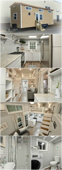 Meet Kate, the 345sf Luxurious Model from Tiny House Building Company - The virginia-based company, Tiny House Building Company, LLC, has released a simple yet gorgeous tiny house called Kate that we can’t get enough of! From the outside, you may think this is just another cedar-shake covered boxy tiny house, but you’d be wrong! The inside of this house is unbelievable which is why this lovely lady fetches a price tag of $85,000!