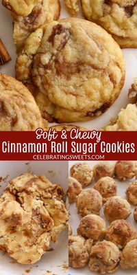 This is the cookie for cinnamon-lovers! This delicious recipe is a mashup between a cinnamon roll, a snickerdoodle, and a sugar cookie. Soft and chewy sugar cookies with an incredible brown sugar-cinnamon swirl marbled all throughout.