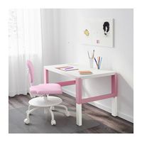 PÅHL Desk - white/pink - IKEA