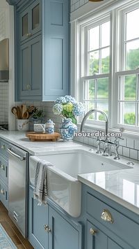 Design Ideas for Blue Kitchen Cabinets