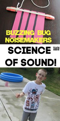 Sound Experiment: Buzzing Bug Noisemaker Toys