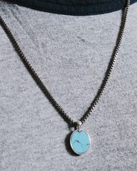 Turquoise Inlay Pendant by Berlinger Jewelry