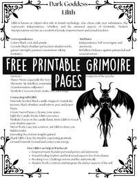 Download your free printable grimoire pages and enhance your witchcraft practice! These beautifully designed pages feature magical correspondences, spells, and rituals for everyday use. Perfect for witches, pagans, and spiritual seekers, these grimoire pages will help you document your journey and connect with your craft. Get your free download today and start building your personal Book of Shadows with ease!