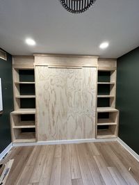 DIY Murphy Bed with Built-Ins - Newbuild Newlyweds