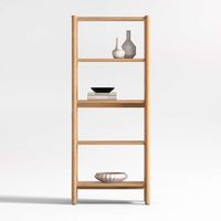 Emmer Natural Oak Bookcase + Reviews | Crate & Barrel