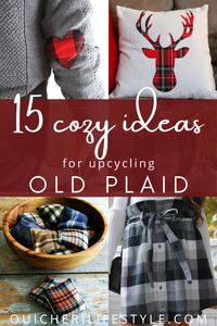 15 Cozy Ideas for Upcycling Old Plaid - Oui Chéri Lifestyle