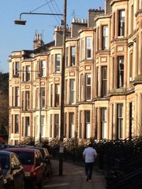 Tenements in the Sun Dowanside Road (off Byres Road - Glasgow West End.)