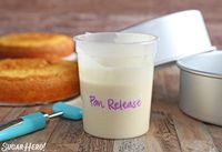 Homemade Pan Release - also known as "Cake Goop," this magical mixture is just what you need to get cakes out of pans cleanly and easily.