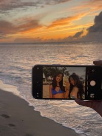 summer, beach, selfie, sunset, beach, beach sunset, hawaii, vacation, summer inspo, friends