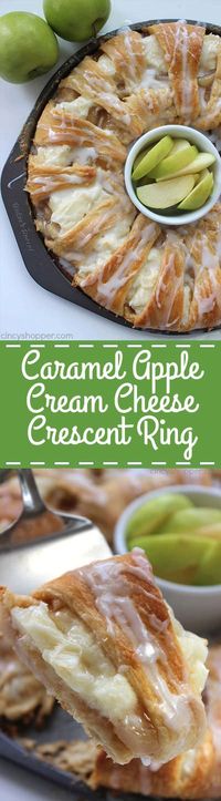 This Caramel Apple Cream Cheese Crescent Ring is super simple and makes for a…