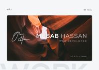 The portfolio of Musab Hassan, a front-end web developer from Kelowna, Canada.