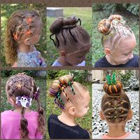 50 Spooky and Fun Halloween Hairstyles Ideas for Kids - Girl Beauty