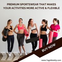 Get active in style with Tags Weekly! Our sportswear is designed to make your activities more flexible and active, so you can go for a run, hit the gym, or just lounge around in style. Shop now and get best deals on your orders! Shop now. 🛍️🏃‍♀️ http://ow.ly/ONrw50I5cwb #TagsWeekly #shopnow #WomensWear #trackpants #trackpant #athleticpants #activewear #activewear #gymwear