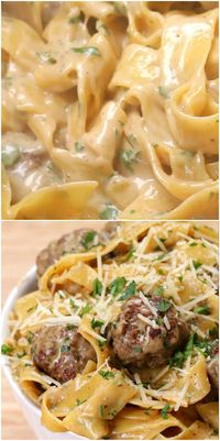 One-Pot Swedish Meatball Pasta