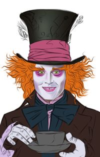 Mad Hatter ( Johnny Depp) in 'Alice in Wonderland' - WetCanvas: Online Living for Artists