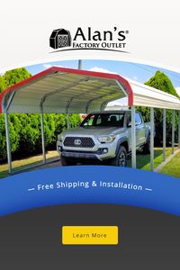 Protect what matter most! Find carports or garages with FREE shipping and installation!