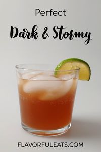 Fresh lime juice, zesty ginger beer, and bold, black rum are what makes a Perfect Dark & Stormy! This refreshing cocktail is great all year long, but it’s the perfect addition to a hot summer day!