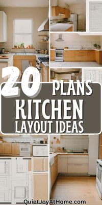 Find the perfect kitchen layout for your dream home with these 20 stunning designs. From open concept kitchens to cozy breakfast nooks, we have something for everyone. #kitchendesign #kitchenlayout