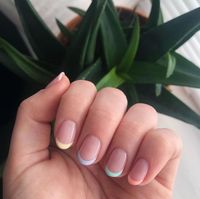 The unexpected manicure trend everyone is loving right now!  Here’s a clue: pastel rainbow nails.  #pastelnails #pastelmanicure #pastelnailart #pastelnailartsimple #pastelnailartsummer #pastelnailsgel #pastelnailsshort #pastelnailsinspiration