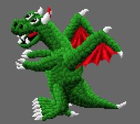 Dragon Pixel Art Pattern