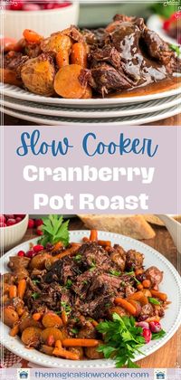 Add a delicious twist to your ordinary roast with this Cranberry Pot Roast recipe. You’ll make a super easy whole berry cranberry sauce with just a few ingredients, giving the beef chuck roast a unique flavor the whole family is sure to enjoy.