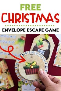 Are you looking for a fun way to reveal a Christmas gift? Grab my envelope escape puzzles and make gift giving a little more exciting this year. Best bit is I created this mini envelope escape room puzzle for free!