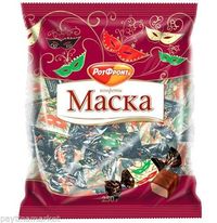 Russian Candies "Mask" 250 GR Factory "Rotfront" РОССИЙСКИЕ КОНФЕТЫ "МАСКА" | eBay