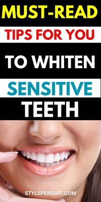 Sensitive teeth can be whitened, but it is important to approach the process with caution and choose the right whitening method. Thankfully, there are several teeth whitening remedies available for individuals with sensitive teeth..