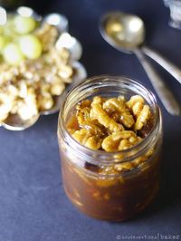 Walnuts in Syrup Recipe (Refined Sugar-Free, Vegan) #veganrecipes #walnuts