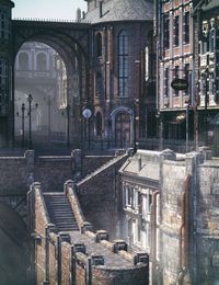 The Streets of Steampunk | 3D Architecture for Daz Studio #3dmodel #dazstudio